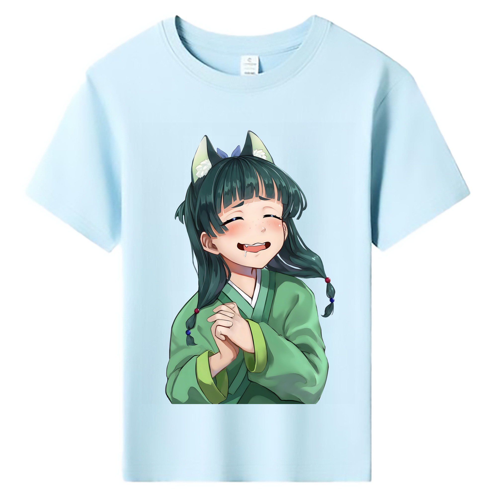 （画像用） 薬屋のひとりごと The Apothecary Diaries 綿100％キッズTシャツ（フロントプリント）